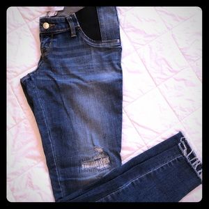 Maternity Cropped Denim